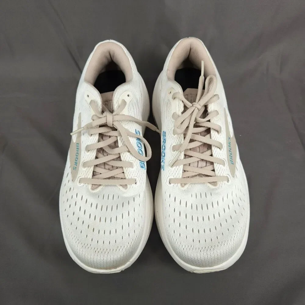 Brooks Ghost Max 3 Shoes Women Size 10 Coconut Chateau Grey